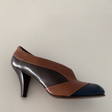 MICHEL PERRY escarpins en cuir 35,5IT