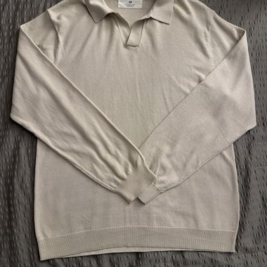 Maglione beige H&M collo polo