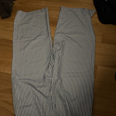 Stoffhose Blau/Weiss M 