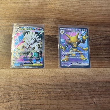 Alakazam Ex Fullart Mega Abomasnow Ex Fullart