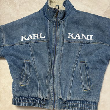 Karl Kani gefütterte Jeansjacke