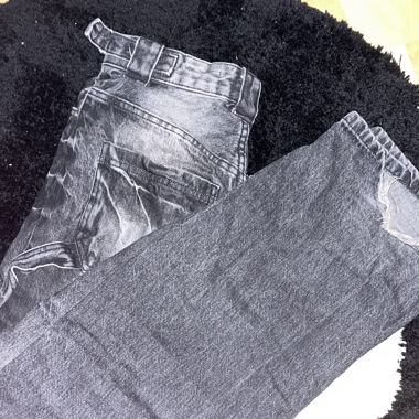 Bershka baggy jeans Schwarz