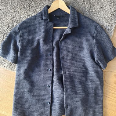 Polo in maglia blu scuro di H&M