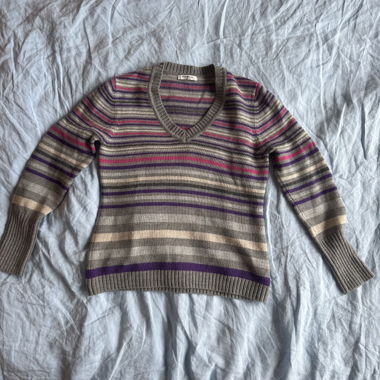 Gestreifter Pullover