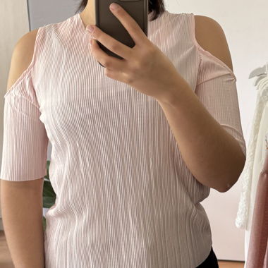 Schulterfreies Shirt