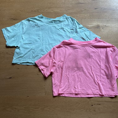 Croped Tops rose/turquoise