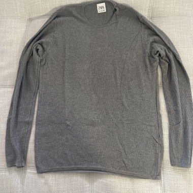 ZARA grauer Pullover