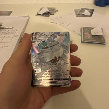 Pokémon Card ICE Rider Calyrex Vmax