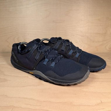 Scarpe barefoot Merrell blu in materiale sintetico Gore-Tex