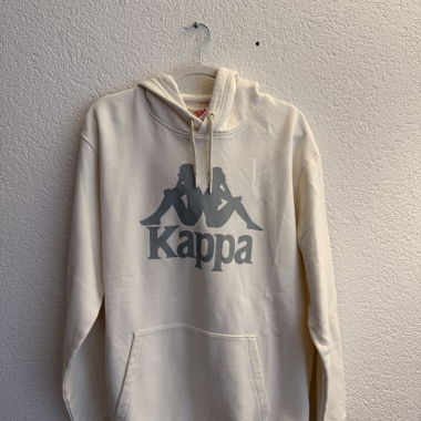 Sweat à capuche beige Kappa XXL