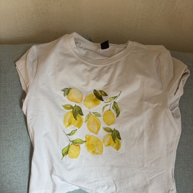 T-shirt à motif citron