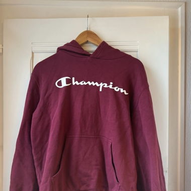 Hoodie Champion rouge 
