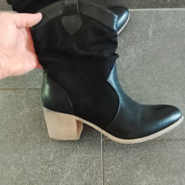 Stivali da cowboy neri