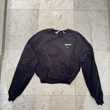 OFF WHITE Black princess print sweatshirt