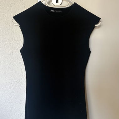 Top noir Zara Gr. S