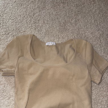 Crop Top in Beige