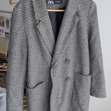 Blazer a quadri ZARA XS