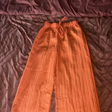 Pantalon plage orange 