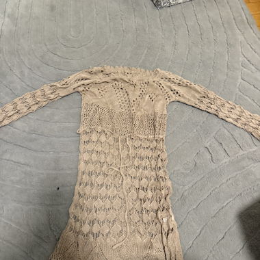 Maglione in maglia beige XS 