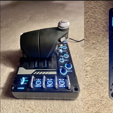 Logitech X56 Joystick Throttle Pedals