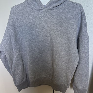 Grauer Hoodie