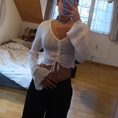 Langarm Shirt zum zuziehen