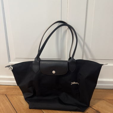 Longchamp le pilage nero-beige