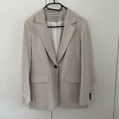 Blazer H&M grigio-beige, Taglia S