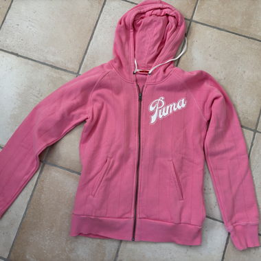 Puma: felpa con cappuccio rosa