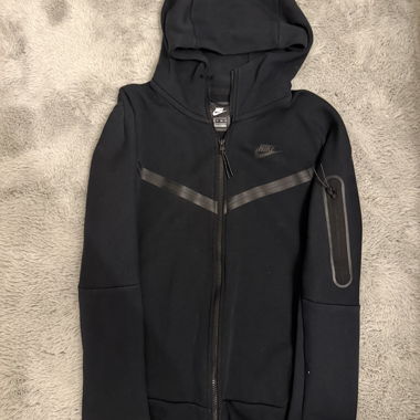 Veste sweat Nike Sportswear Tech Fleece en noir