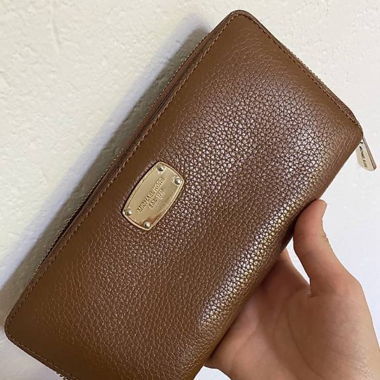 Michael Kors wallet brown leather 