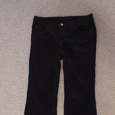 Cord, low rise pants