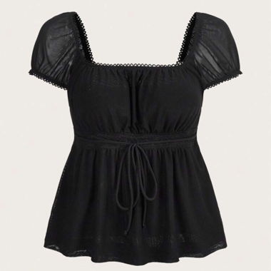 Haut noir pour femme