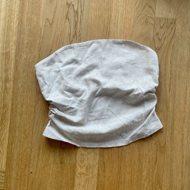 Linen Bandeau Top