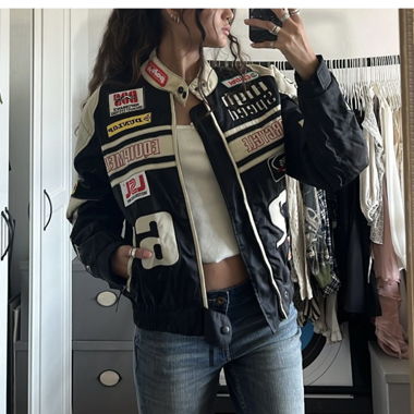 Vintage Motorcycle Racing Jacket