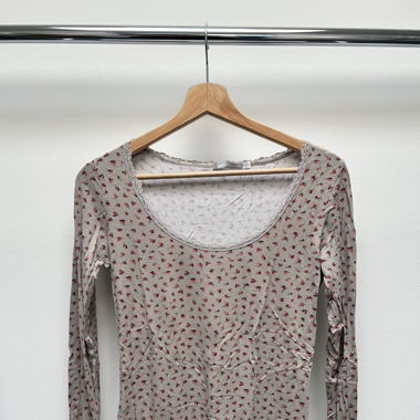 Langarmshirt mit Blumen