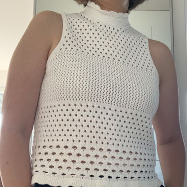 & Other Stories Crochet Sleeveless Top