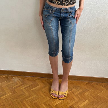 Capri en denim vintage Roberto Cavalli