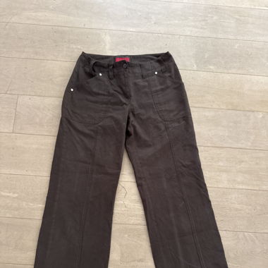 Long Dark Brown Pants