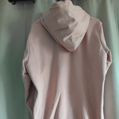 Sweat à capuche rose 