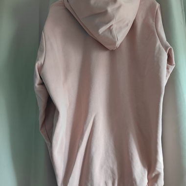 Sweat à capuche saumon 