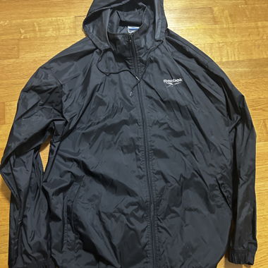 Vintage Reebok Hooded Windbreaker Jacket