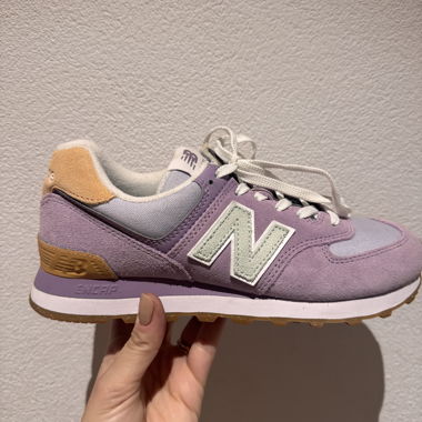 New Balance sneakers lilac/orange/pastel