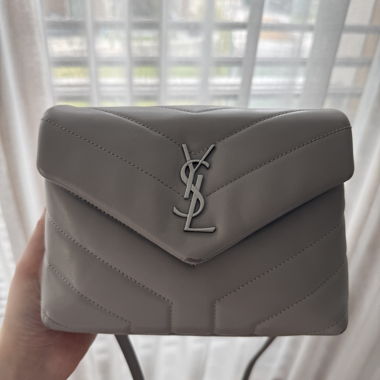 Grey YSL Crossbody Bag