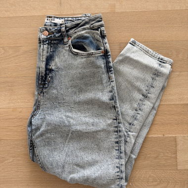 Jeans vintage grigio chiaro