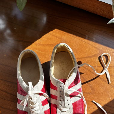 Vintage leather Navyboot sneakers 