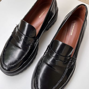 Mocassins noir Reformation