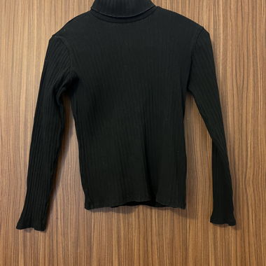 Black turtleneck for child 13/14