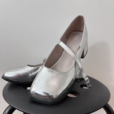 Silberne Schuhe 