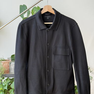 Veste/surchemise noire boutonnée - COS